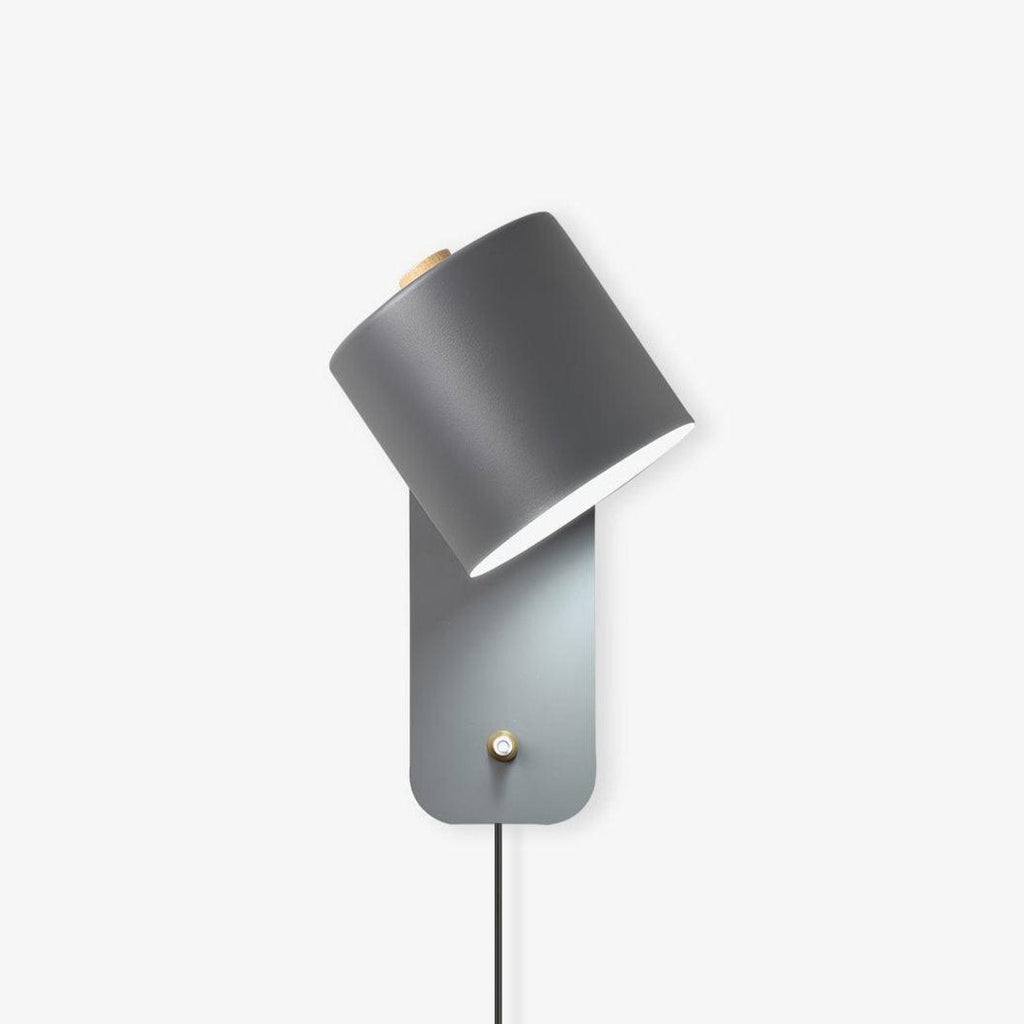 Rotatable Cylinder Plug - in Wall Lamp