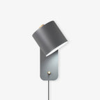 Rotatable Cylinder Plug - in Wall Lamp