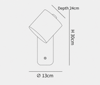 Rotatable Cylinder Rechargeable Wall Lamp