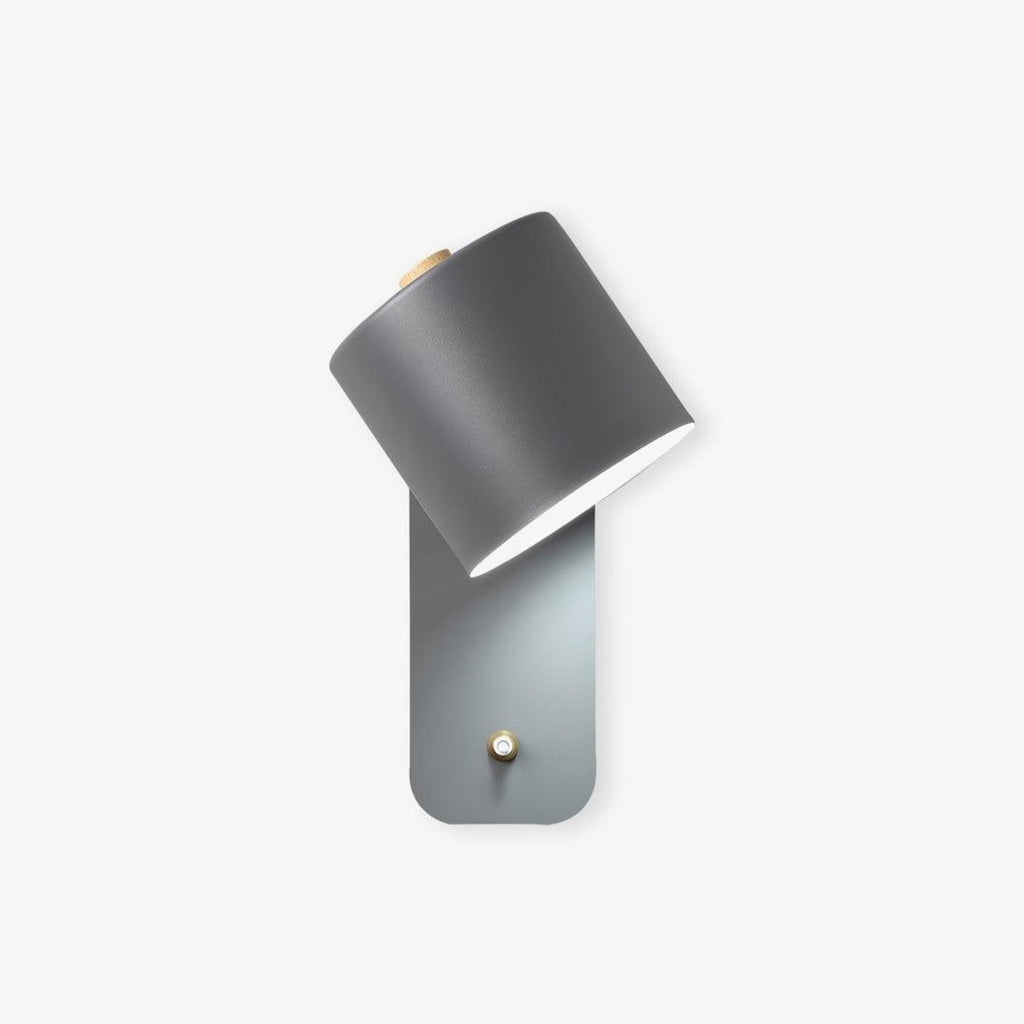 Rotatable Cylinder Plug - in Wall Lamp