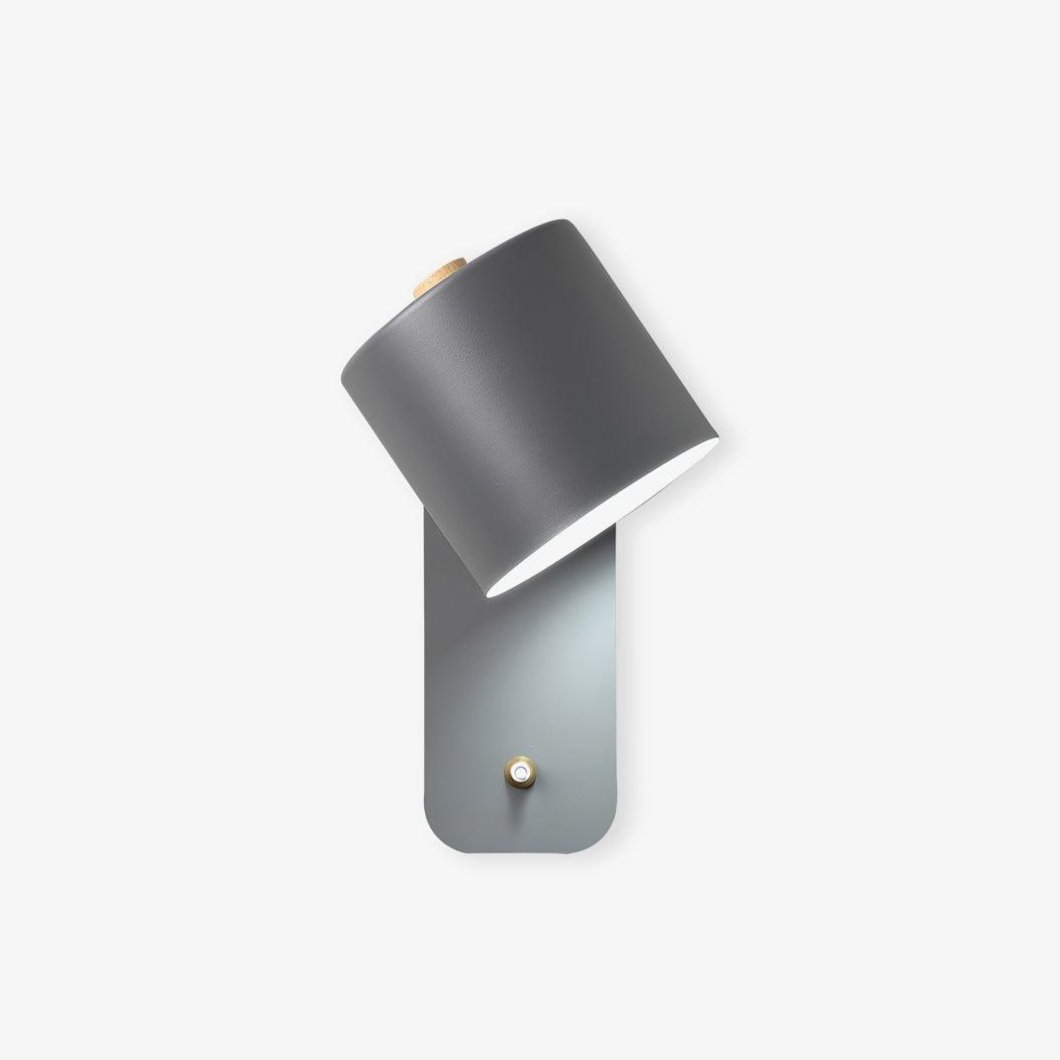Rotatable Cylinder Plug - in Wall Lamp