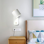 Rotatable Cylinder Plug - in Wall Lamp