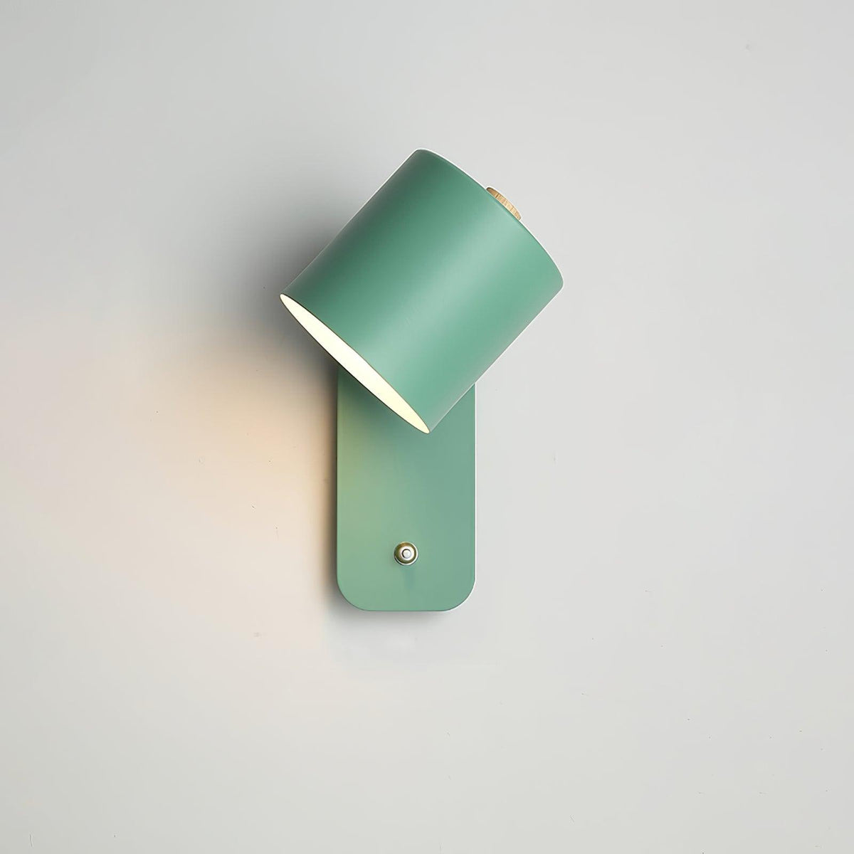 Rotatable Cylinder Plug - in Wall Lamp