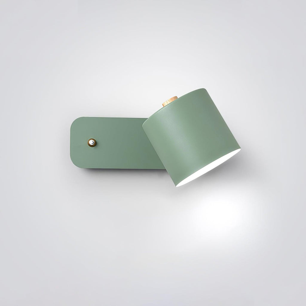 Rotatable Cylinder Plug - in Wall Lamp