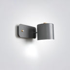 Rotatable Cylinder Plug - in Wall Lamp