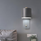 Rotatable Cylinder Plug - in Wall Lamp