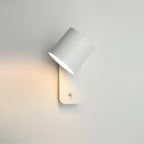 Rotatable Cylinder Plug - in Wall Lamp