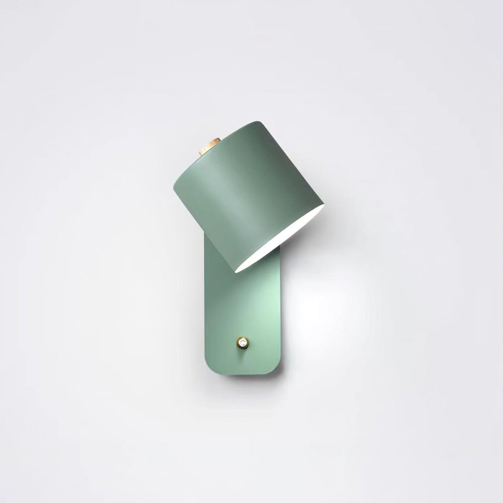 Rotatable Cylinder Plug - in Wall Lamp