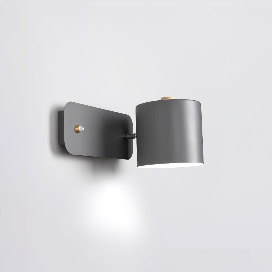 Rotatable Cylinder Plug - in Wall Lamp