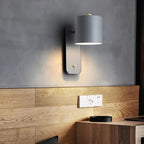 Rotatable Cylinder Plug - in Wall Lamp