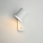 Rotatable Cylinder Plug - in Wall Lamp