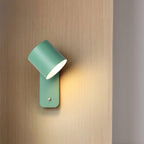 Rotatable Cylinder Plug - in Wall Lamp