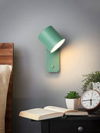 Rotatable Cylinder Plug - in Wall Lamp