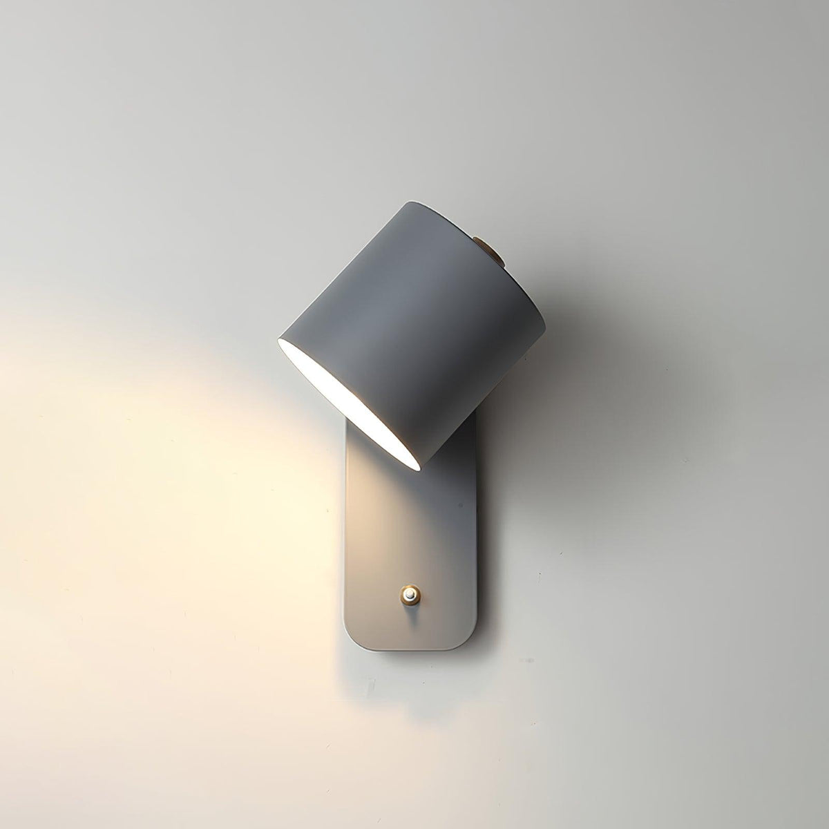 Rotatable Cylinder Plug - in Wall Lamp