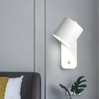Rotatable Cylinder Plug - in Wall Lamp