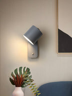 Rotatable Cylinder Plug - in Wall Lamp