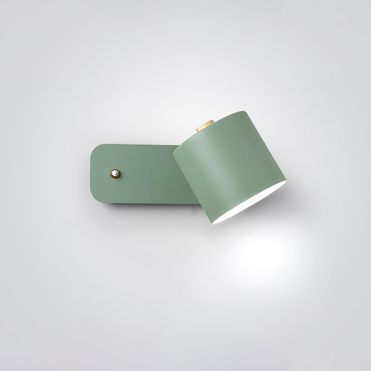 Rotatable Cylinder Plug - in Wall Lamp