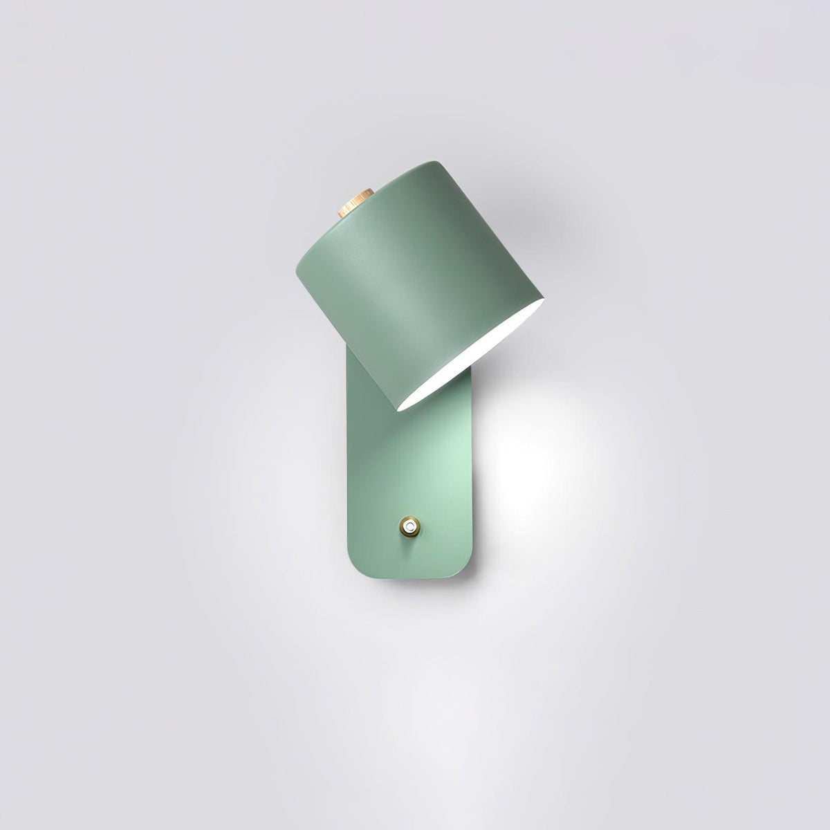 Rotatable Cylinder Plug - in Wall Lamp