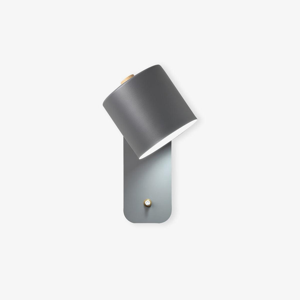 Rotatable Cylinder Plug - in Wall Lamp