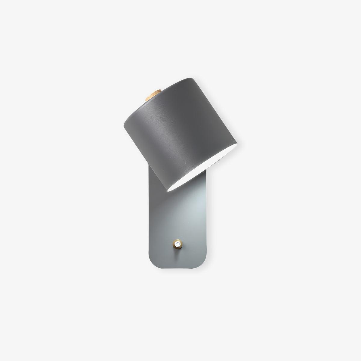 Rotatable Cylinder Plug - in Wall Lamp