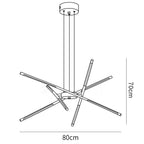 Rotatable LED Chandelier
