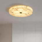 Round Alabaster Ceiling Lamp