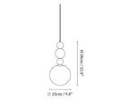 Round Balls Stacking Pendant Lamp