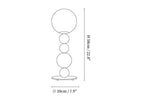 Round Balls Stacking Table Lamp