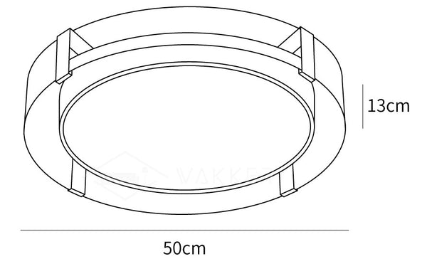 Round Low Profile Ceiling Light
