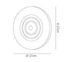 Round Moon Wall Lamp