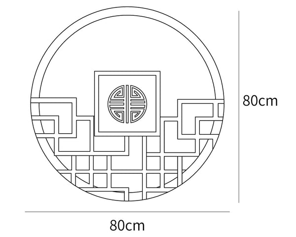Round Outdoor Wall Light