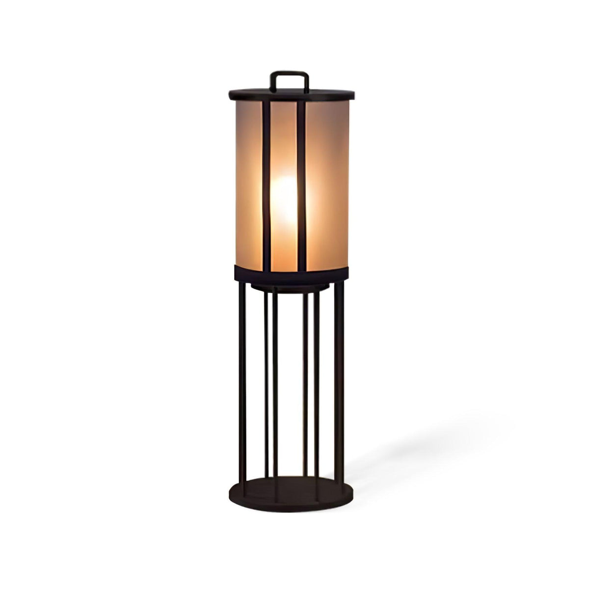 Round Pillar Acrylic Lantern Outdoor Lamp