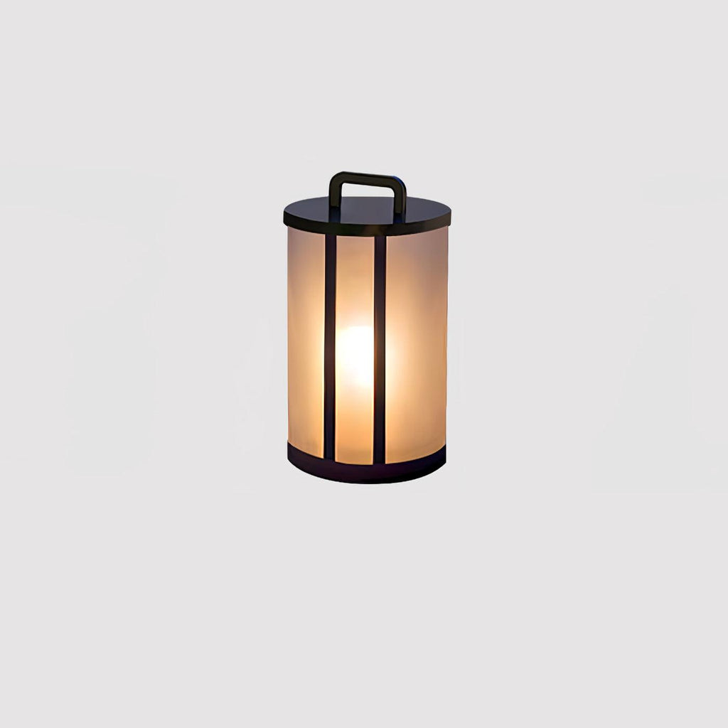 Round Pillar Acrylic Lantern Outdoor Lamp
