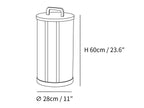 Round Pillar Acrylic Lantern Outdoor Lamp