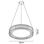 Round Pleated Pendant Lamp