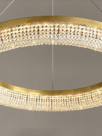 Round Ring Crystal Chandeliers