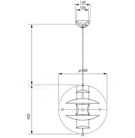 Round Sphere Pendant Lamp