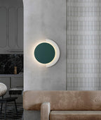 Rounded Abstract Art Sconce