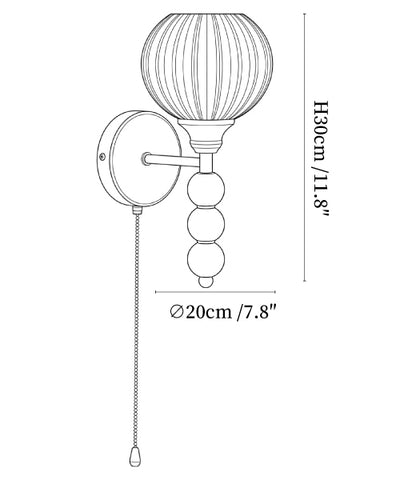 Rowan Bead Wall Sconce