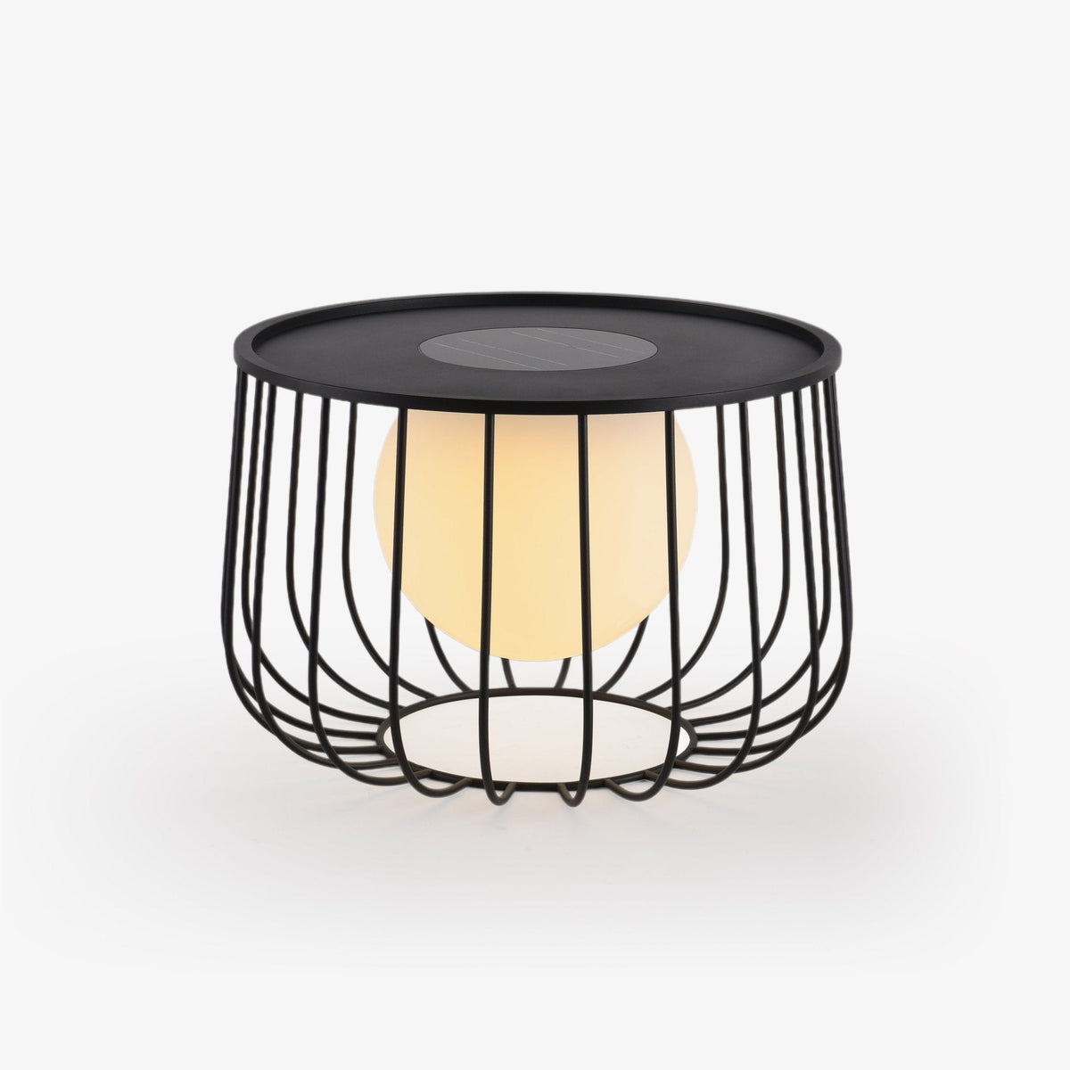 Rowan Cage Solar Lantern Outdoor Lamp