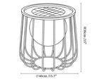Rowan Cage Solar Lantern Outdoor Lamp