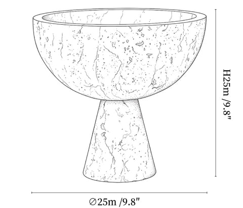 Rowan Stone Display Bowl