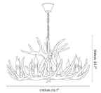 Rustic Antler Lodge Chandelier