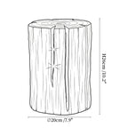 Rustic Log Outdoor LED Light