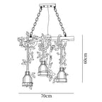 Rustic Wooden Chandelier