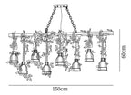 Rustic Wooden Chandelier