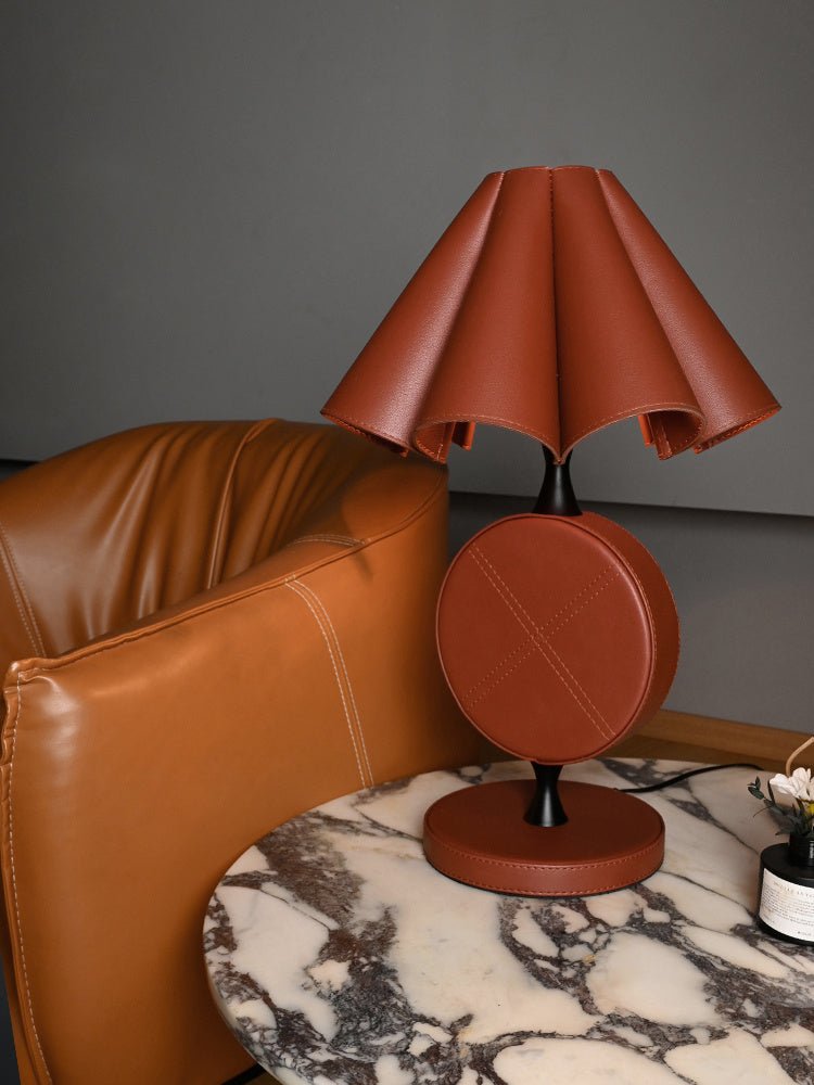 Saddle Stitch Table Lamp