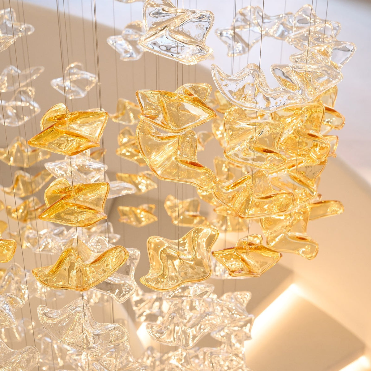 Tidal Art Glass Pendants