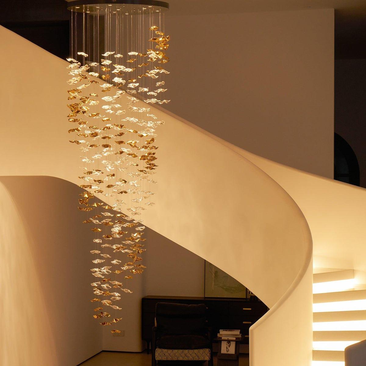 Tidal Stair Chandelier