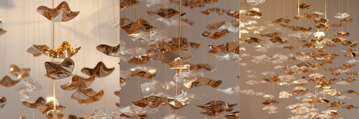 Tidal Art Glass Pendants Lamp